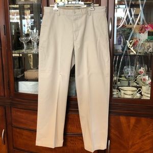 Eddie Bauer Flat Front Relaxed Fit Pants
